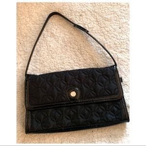 Vera Bradley quilted black Shoulder Bag purse